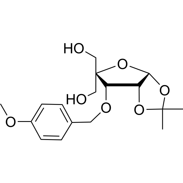 3-O-(4-Methoxybenzyl)-4-C-hydroxymethyl-1,2-O-isopropylidine-alpha-D-ribofuranose 225233-47-6